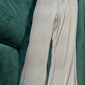 French Connection Silver Wide-Leg Pants